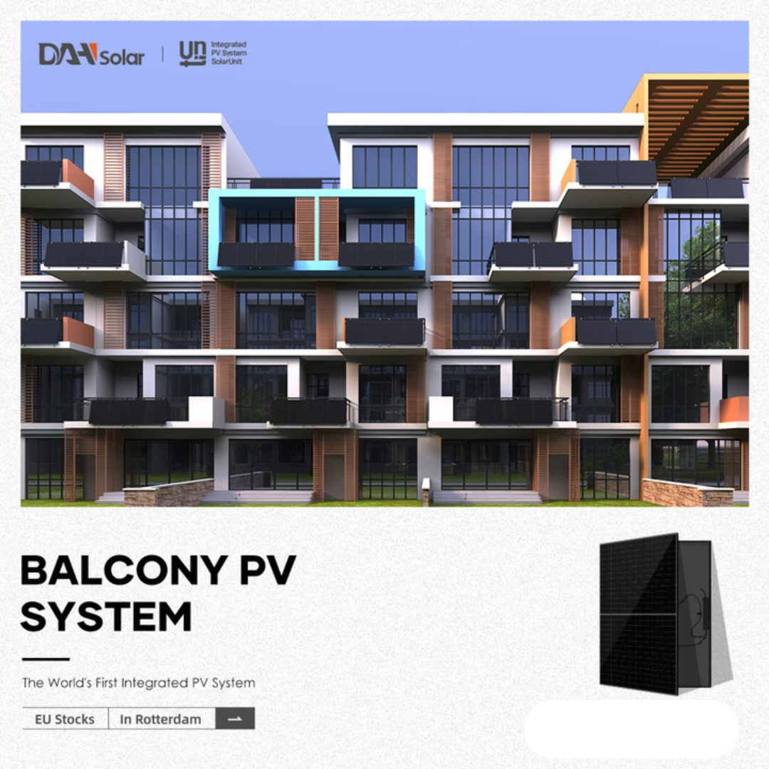 Balcony solar station