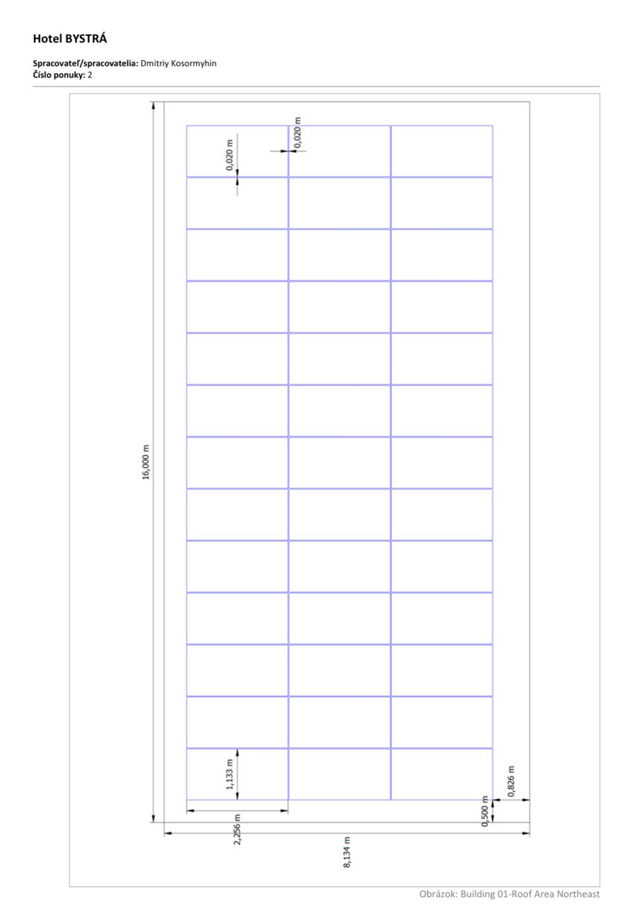 Calculation of an individual simulation of a solar station